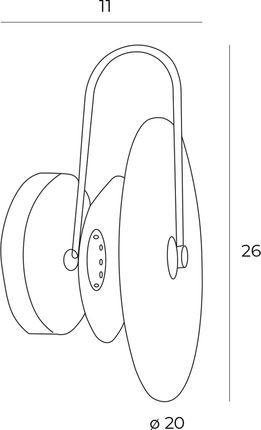 Maxlight Ścienna Lampa Natynkowa Retro Led 3W Do Pokoju Biała Czarna (W0329) - zdjęcie 2