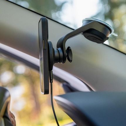 Sp Connect Uchwyt Samochodowy Na Szybę Z Ładowarką Suction Mount Spc+ Black - zdjęcie 3