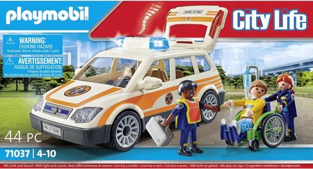 Playmobil 71037 Auto Samochód Ratowniczy Karetka - zdjęcie 5