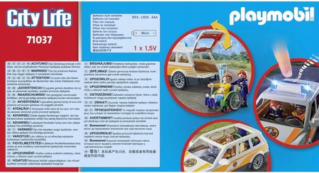 Playmobil 71037 Auto Samochód Ratowniczy Karetka - zdjęcie 4