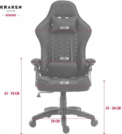 Kraken Feyton Mesh Czarno-Czerwony - zdjęcie 2
