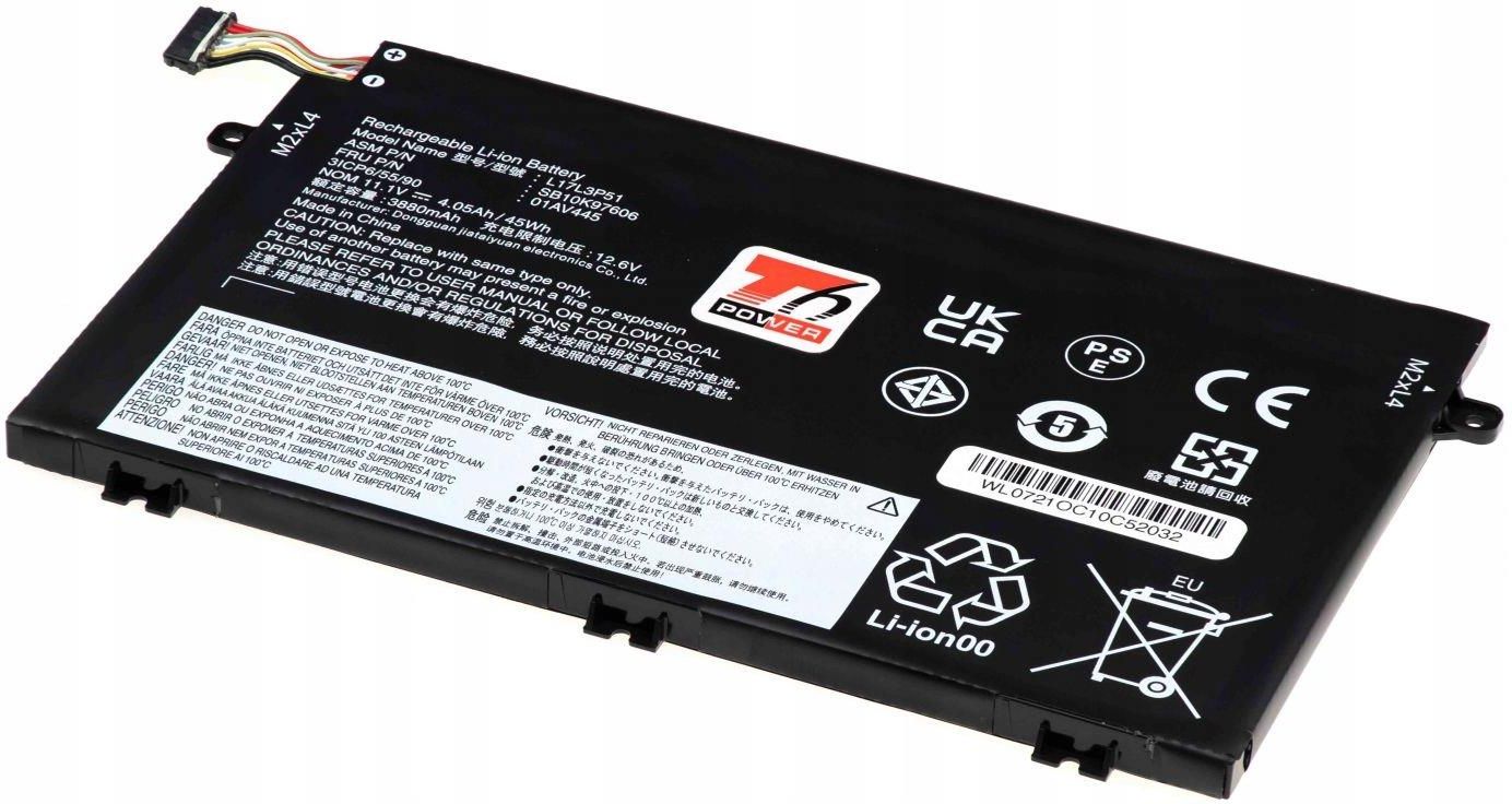 Bateria Do Laptopa T Power Lenovo Thinkpad E Nbib V