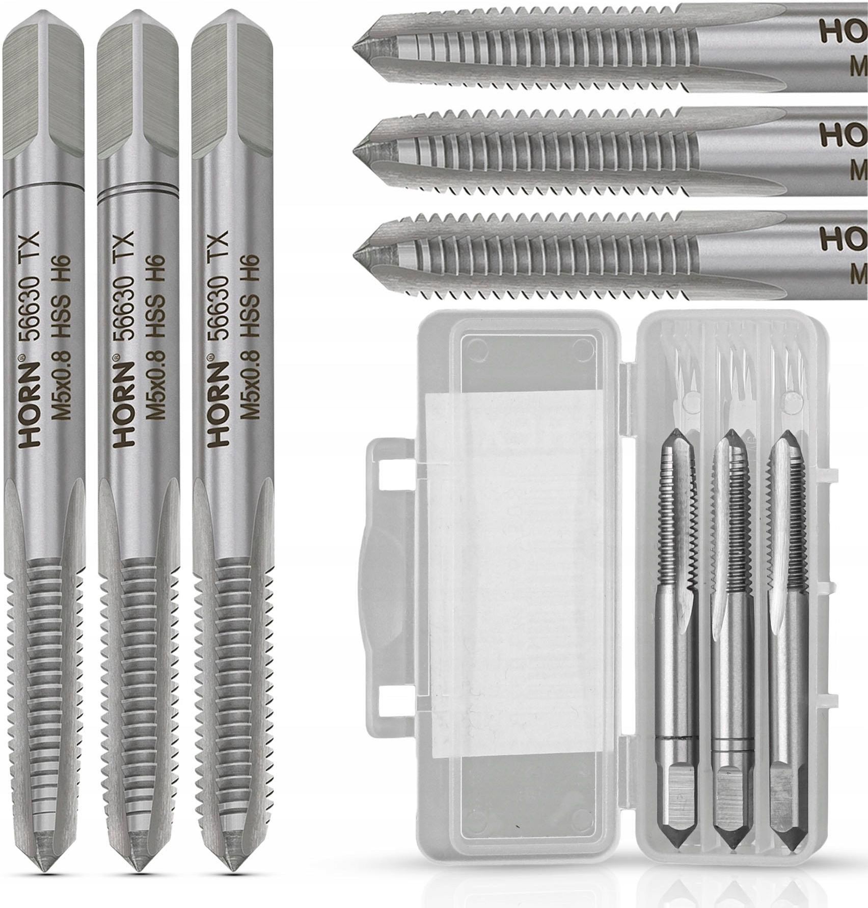 Horn Gwintownik M5 Hss Gwint M5X0 8Mm Komplet 3Szt 56630 Opinie I