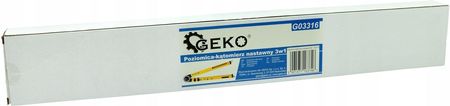 Geko Poziomnica Kątomierz Nastawny 3W1 G03316 - zdjęcie 2