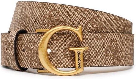 Guess Pasek Damski Ginevra Logo Belts BW7742 VIN30 Brązowy Ceny i