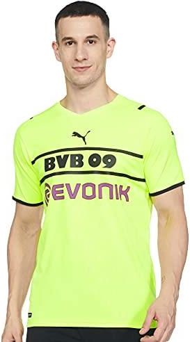 PUMA Męska koszulka Bvb Cup Shirt replika W sponsora Safety Yellow puma