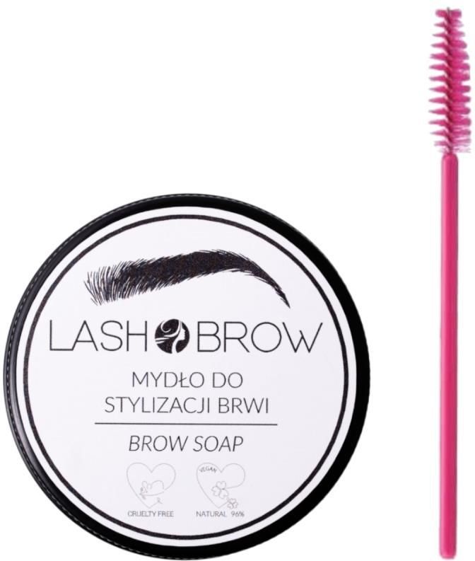 Zestaw mydło do brwi Soap brows szczoteczka spiralka do rzęs i brwi