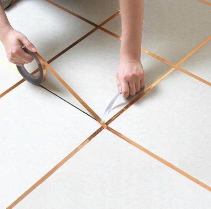 Ultimar Taśma Ozdobna Samoprzylepna Złota Dekor 0,5Cm X50M Listwaozdobnataśma 12458155641 - zdjęcie 4