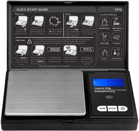 Pronett Waga Jubilerska Elektroniczna 0,01/200g Lcd - zdjęcie 5