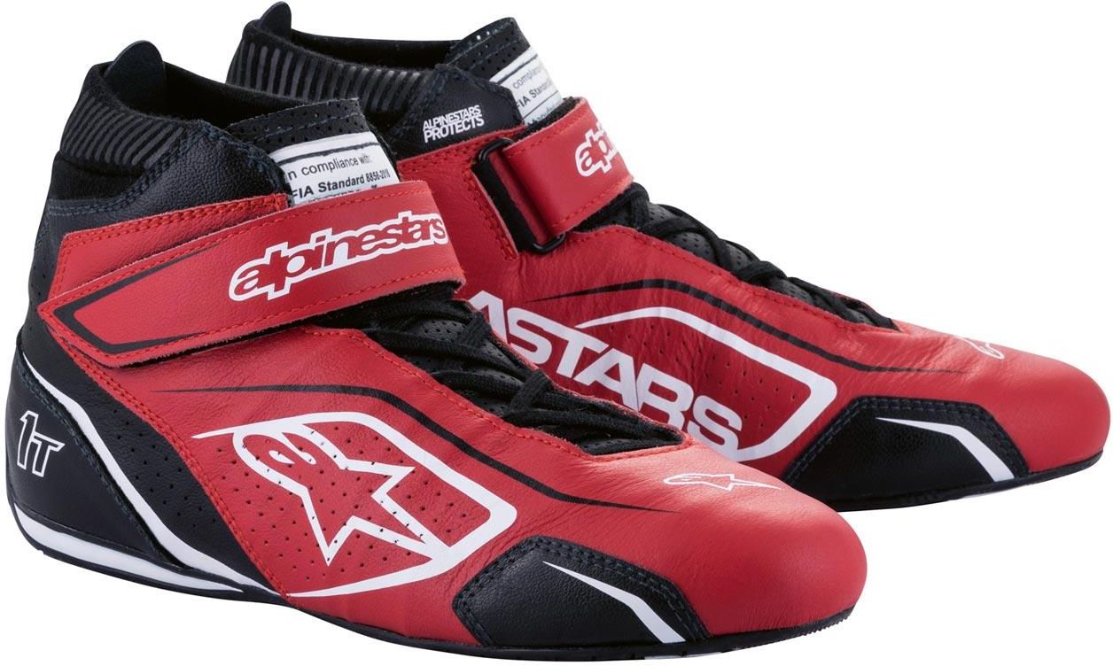 Buty motocyklowe Alpinestars Wyścigowe Tech 1 T V3 Czerwono Czarne