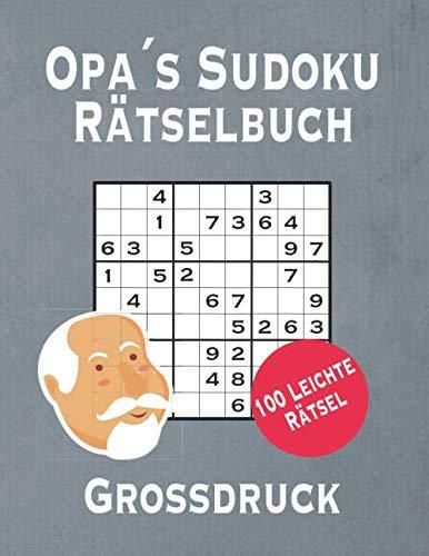 Opas Sudoku Rätselbuch Sudoku für Senioren Sudoku für Rentner