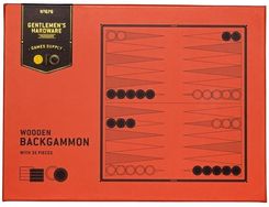 Gentlemen'S Hardware Wooden Backgammon