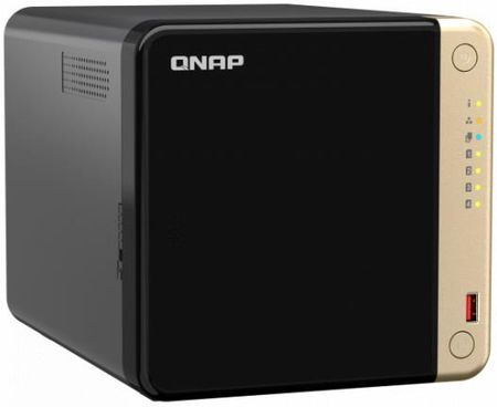 Serwer plików QNAP TS-464-8G 4-bay, Celeron N5105/N5095 4-core 2.9 GHz, 8G RAM DDR4, 2x 2,5 GbE LAN, 2xUSB 2.0, 2xUSB 3.2, 1xHDMI, 2x M.2 2280 NVMe - zdjęcie 3