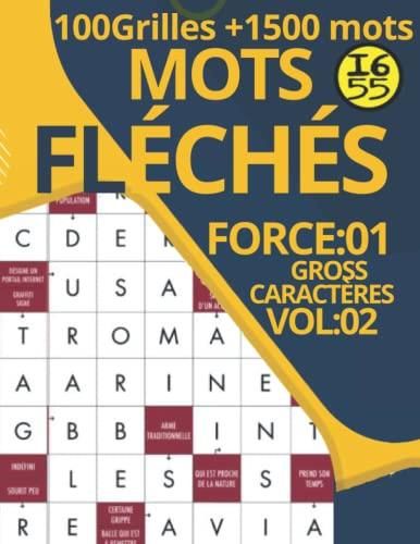 Mots Fleches Force Vol Mots Fl Ch S Adultes Livre Jeux De Mots