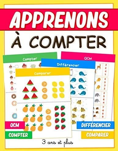 Apprenons à compter QCM Compter Différencier Comparer Cahier d