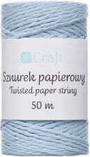 Zdjęcie Sznurek papierowy skręcany niebieski 50 m, Dp Craf - Wleń