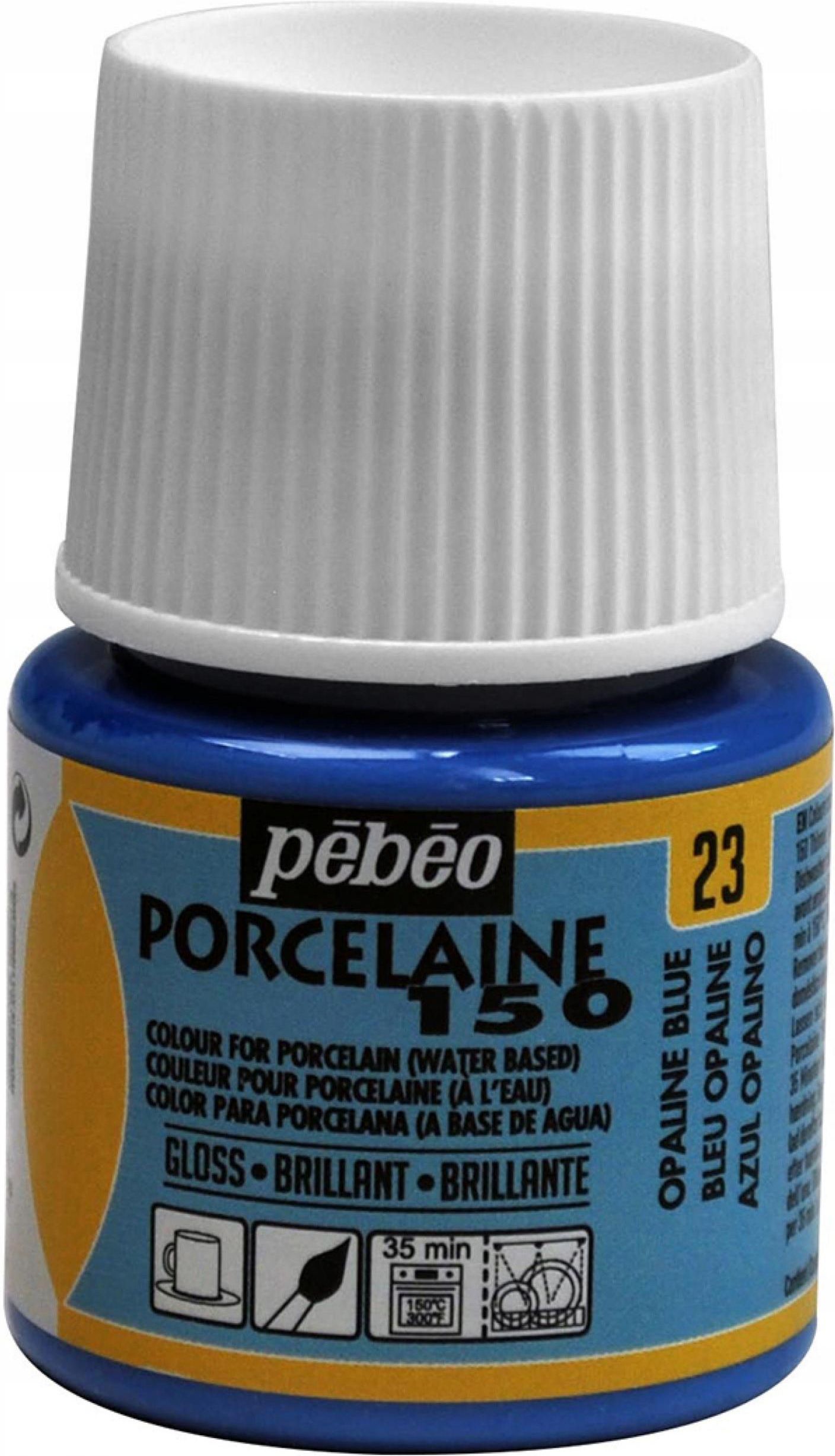 Farba do porcelany Porcelaine Pébéo Opaline Blue Ceny i opinie Ceneo pl