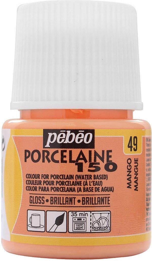 Farba do porcelany Porcelaine 150 Pébéo Mango Ceny i opinie Ceneo pl