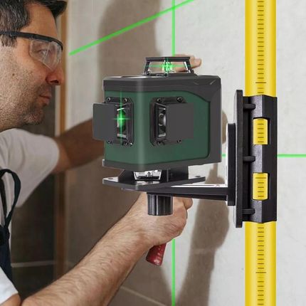 Hilda Tyczka Statyw 3m Do Lasera Poziomicy Adapter - zdjęcie 2