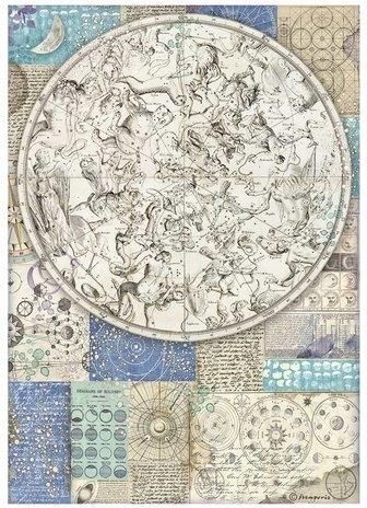 Stamperia Papier ryżowy A4 Cosmos Infinity Zodiac Ceny i opinie