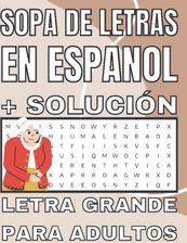 Sopa De Letras En Espa Ol Letra Grande Para Adultos Literatura