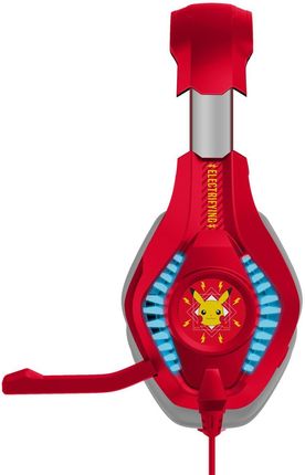 Otl Technologies Zestaw Słuchawkowy Pokémon Electrifying Pro G5 Czerwony (PK0974) - zdjęcie 2