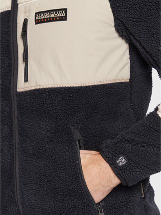 Napapijri Bluza Yupik Fz 3 NP0A4GNT Czarny Regular Fit - zdjęcie 2
