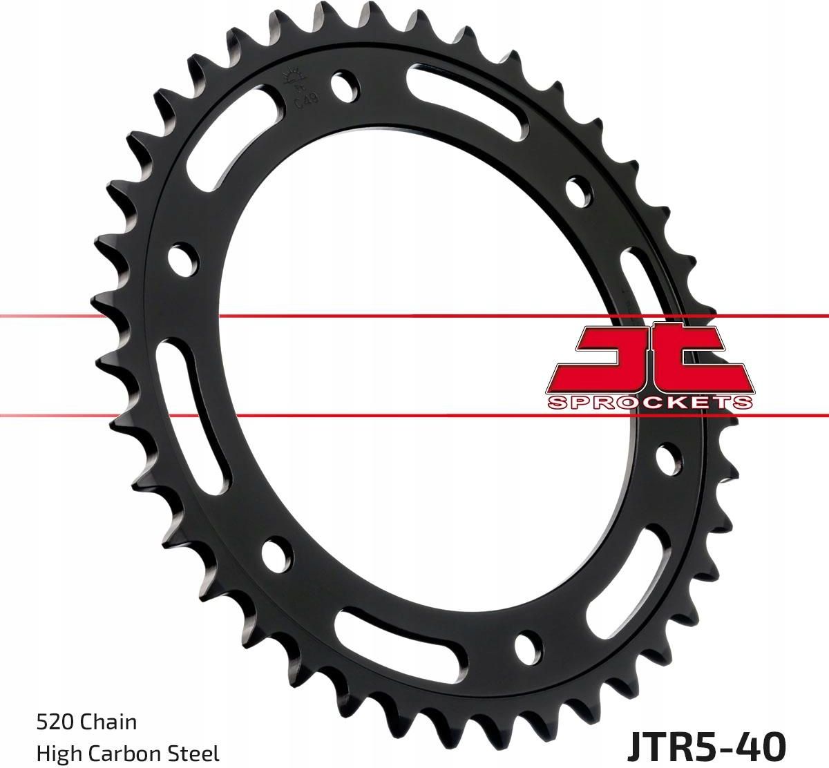 Części motocyklowe Jt Sprockets Zębatka Napędzana Tylna Jtr5 40