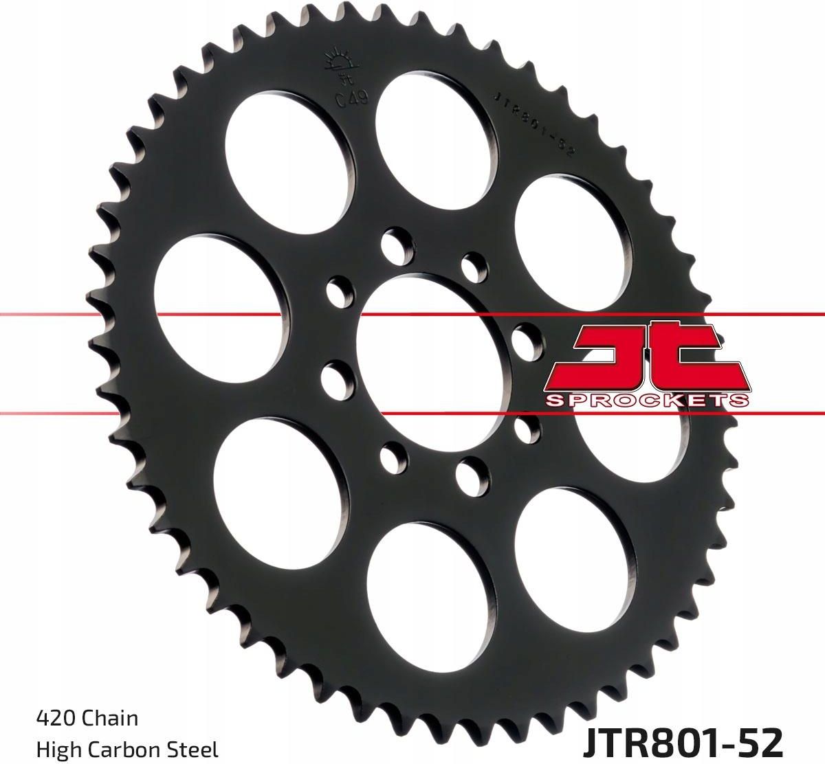 Części motocyklowe Jt Sprockets Zębatka Tylna Jtr801 52 Opinie i ceny