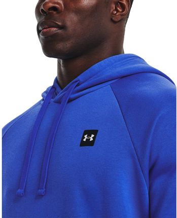 Męska Bluza Under Armour UA Rival Fleece Hoodie 1357092-486 – Niebieski - zdjęcie 4