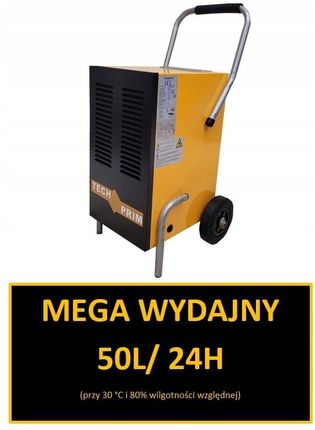 Tech-Prim Przemysłowy Osuszacz Powietrza 50L /24H Nowy CLDH50 - zdjęcie 4