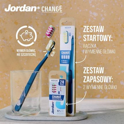 Jordan Change wymienne końcówki do szczoteczki Soft 2 sztuki - zdjęcie 2