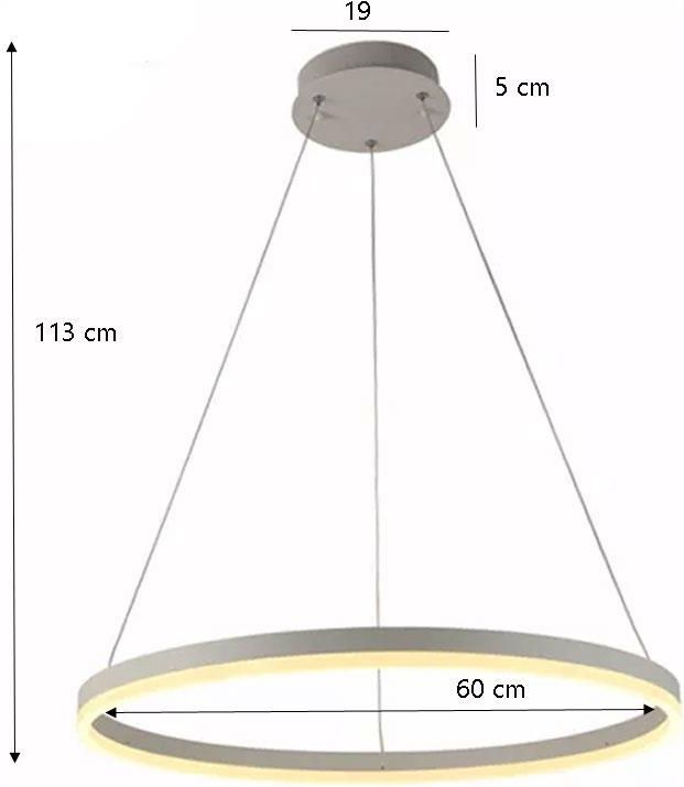 Maxxllc Lampa Sufit Ring Plafon Okr G Yrandol Led Pilot Wt Ko O