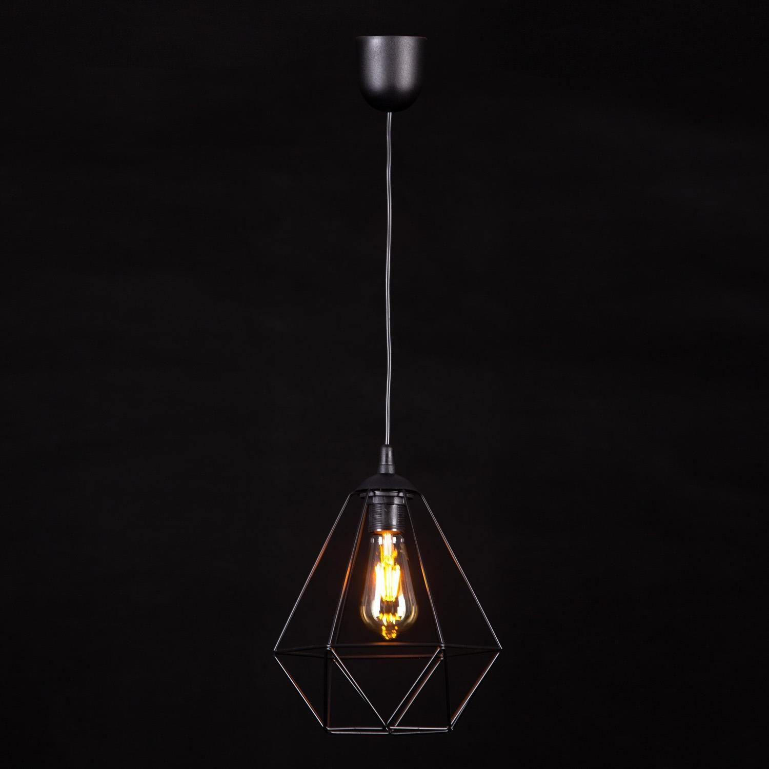 Emibig Lampa Sufitowa Wisz Ca Loft Diament Edison Druciak Kira