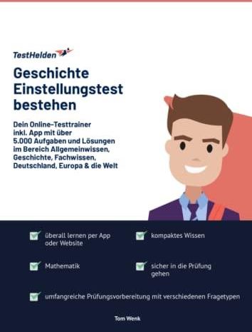 Geschichte Einstellungstest Bestehen Dein Online Testtrainer Inkl App