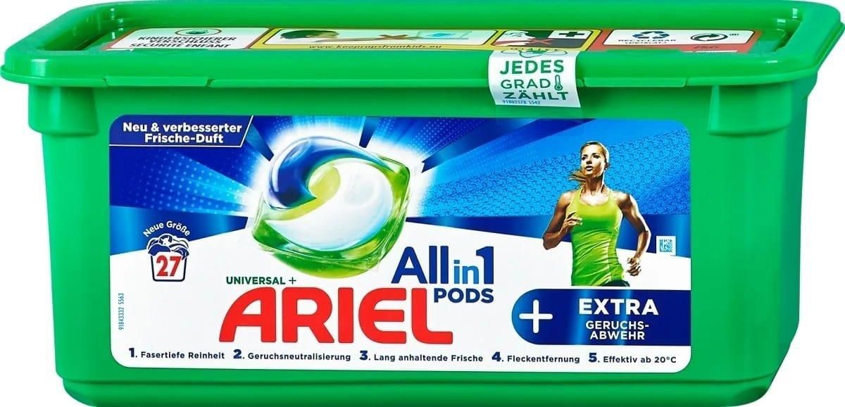 Ariel Kapsułki 3W1 27Szt Universal Do Prania 677 7G Opinie i