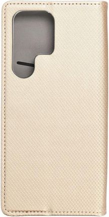 Kabura Smart Case Book Do Samsung S23 Ultra Złoty - zdjęcie 3