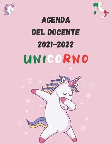 Agenda Del Docente Unicorno A Grande Registro Del