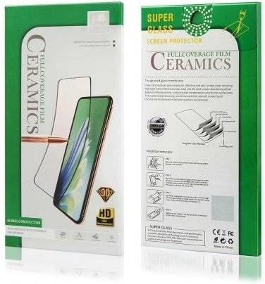 Szkło Hartowane Ceramiczne Premium Flex Iphone 13 Pro Max Czarne Etui