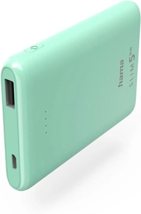 Powerbank Hama Slim 5HD 5000 MAh Zielony 201665 Opinie I Ceny Na