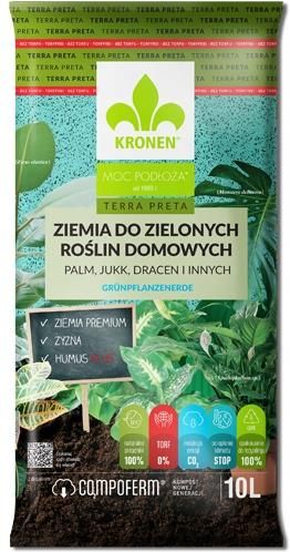 Podłoże Ziemia Do Roślin Domowych 10L Terra Preta Ceny i opinie