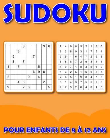 Sudoku pour enfants de 8 à 12 ans Puzzles sudoku 4x4 faciles pour les