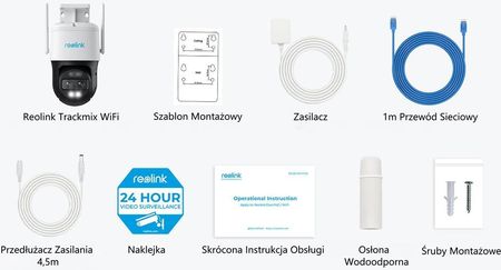 Kamera obrotowa WiFi Reolink Trackmix 8 Mpix Zoom Analityka Śledzenie - zdjęcie 3