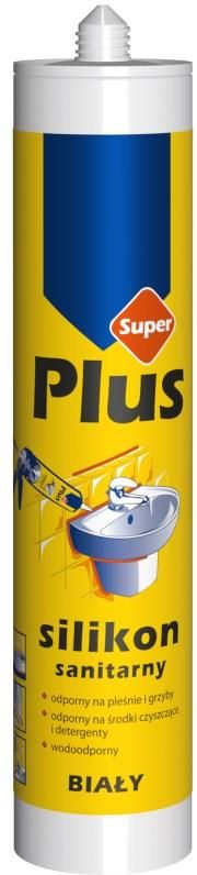 SUPER PLUS Silikon Sanitarny 280 Ml Bezbarwny Opinie I Ceny Na Ceneo Pl