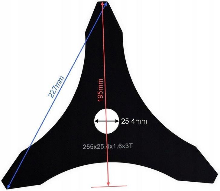 Tarcza Tnąca Kosy 255mm 3T Ostrze Nóż Trójzębny Ceny i opinie Ceneo pl