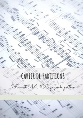 Cahier De Musique Carnet De Partitions Papier Manuscrit