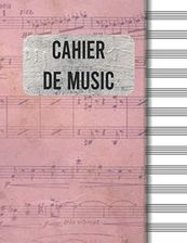 Cahier De Musique Carnet De Partitions Papier Manuscrit Grand