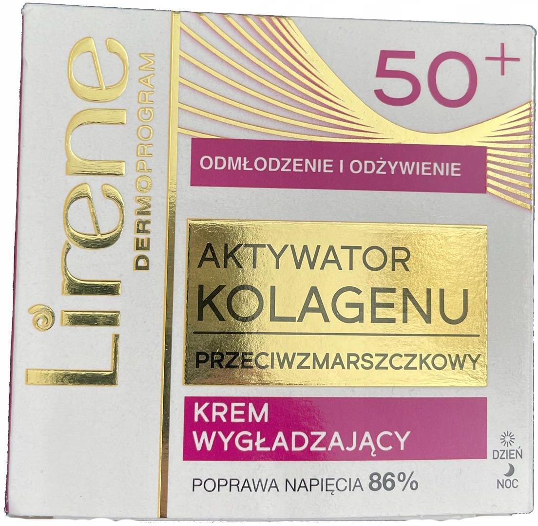 Krem Wygładzający Moc Kolagenu Lirene 50 na dzień i noc 50ml Opinie