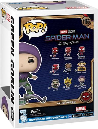Spider-Man: No Way Home POP! Marvel Vinyl Figure Green Goblin 9 cm nr.1165 - zdjęcie 2