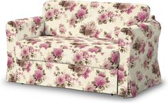 Zdjęcie Dekoria Pokrowiec Na Sofę Hagalund Różowo Beżowe Róże Kremowym Tle Sofa Londres 630-141-07 - Halinów
